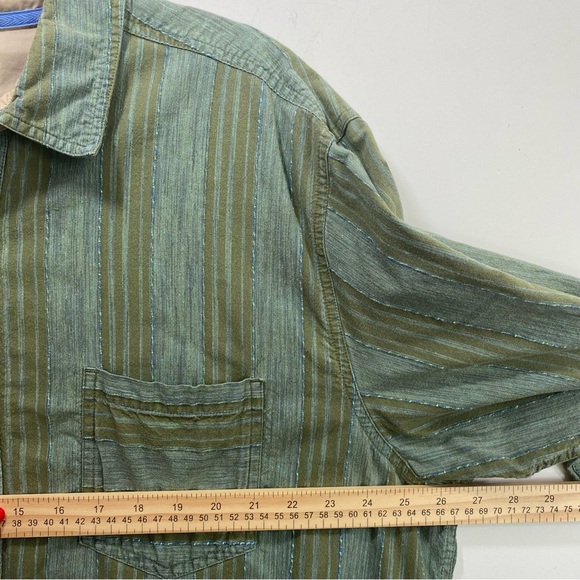 Western Tribal Rodeo Cowboy Button Down Shirt Men XXL The Territory Ahead Woven - Picture 4 of 6